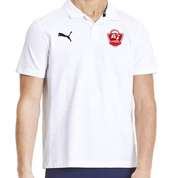 Polo blanc Homme
